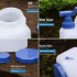 Camping Bucket 10L/15L/18L/23L Water Container Bottle Car Buckets with Tap Outdoor Hiking Picnic Water Storage Tank