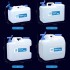 Camping Bucket 10L/15L/18L/23L Water Container Bottle Car Buckets with Tap Outdoor Hiking Picnic Water Storage Tank