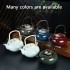 700ML Ceramic Teapot Home Handle Pot Tea Room Accessories Kiln Change Tea Pot For Tea Brewing In Mug Beauty Health Tea Set