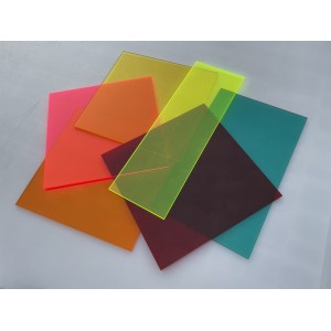 Colorful Translucent Acrylic Board (PMMA) Plexiglass Tinted Plate Red/Green/Orange For DIY/Display Projects/Wedding&Home Decor