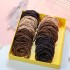 50/100PCS New Color Nylon Elastic Hair Tie 5CM Rubber Band for Women Men Thin Hairbands Ponytail Holder Hair Accessories