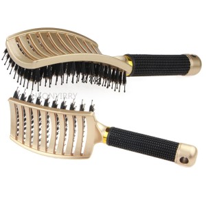 Hair Brush Scalp Massage Comb Hairbrush Bristle&Nylon Women Wet Curly Detangle Hair Brush for Salon Hairdressing Styling Tools