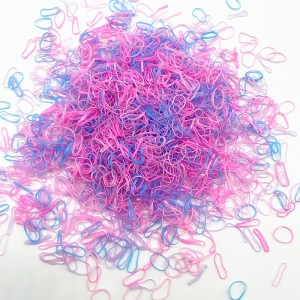 500Pcs/bag Colorful Small Disposable Hair Bands Scrunchie Girls Elastic Rubber Band Ponytail Holder Hair Accessories Hair Ties