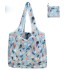 Environmentally Friendly Portable Foldable Shopping Bag Ladies Flower Fruit Vegetable Grocery Bag Flower Cloth Square Bag