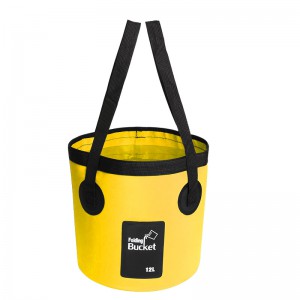 12L 20L portable bucket outdoor travel water storage bag waterproof water bag fishing portable foldable bucket car supplies