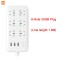 Original Xiaomi Power Strip 2.1A Fast Charging 3USB Extension Socket 6Outlets Socket Adapter US UK EU AU Mijia Power strip