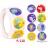 500Pcs Children's Cartoon Animal Stickers Baby Stickers Kindergarten Inspirational Little Red Flower Reward Roll Stickers