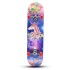 Two Bare Feet Double Kick Complete Skateboard Cruiser for Teens Beginners Kids Colorful Skating Proffesiona