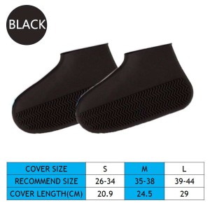 Boots Silicone WATERPROOF SHOE COVER Reusable Rain Shoe Covers Unisex Shoes Protector Anti-slip Rain Boot Pads For Rainy Day New