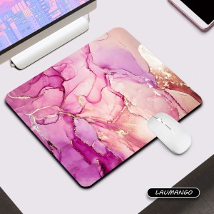 Cute Mouse Pad Marble Gamer Mousepad Company Keyboard Mat Mause Gamer PC Cabinet Desk Table Pad Gaming Laptop Mat Small Deskmat