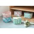 Linen Desktop Storage Box Waterproof Toy Sundries Storage Basket Cosmetic Underware Storage Organizer Office Stationery