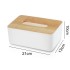 apanese Tissue Box Wooden Cover Toilet Paper Box Solid Wood Napkin Holder Case Simple Stylish Home Car Tissue Paper Dispenser