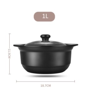 2022 Stew Pot Casserole Ceramic Saucepan High Temperature Resistant Cooking Pan Gas Electric Stove Cooker for Kitchen Crock Pots