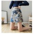 Kawaii Cute Bear Embroidery Bodycon Skirt Fashion High Waist Skinny Skirt Spring Summer Split Lolita Skirt Sweet Mini Skirts