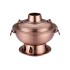 1.8 Liters High Quality Stainless Steel Hot Pot, Chinese Fondue Lamb Chinese Charcoal Hotpot Outdoor Cooker Picnic Cooker