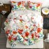 European Flower Style Bedding Sets 2-3 Pieces,1 Duvet Cover ,1/2 Pillowcases,Queen King Single Double Twin Full Size