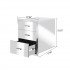 4 Style Food-Grade Stainless Steel Drawer Kitchen Outdoor Courtyard Patio Oven Drawer Grill Station BBQ Island Silver