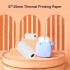 5 Rolls Thermal Printer Paper Instant Print Label for Photo Printer Kids Camera POS Cash Registers 57x25mm Replacement Accessory