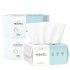 100 PCS Disposable Cotton Wipes Ultra-Soft - 100% Pure Cotton Dry Baby Wipes Use Wet or Dry Soft & Sensitive Hypoallergenic