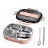 304 Stainless Steel Lunch Box Bento Box For Kids Soup bowl with spoon and chopsticks Lunch Container Food Storage Box