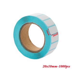 1000pcs/Roll Blank Label Adhesive Thermal Label Sticker Paper Supermarket Price Direct Print Waterproof