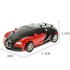 One-key Deformation Car Toys Automatic Transform Robot Plastic Model Car Funny Diecasts Toy Boys Amazing Gifts Kid Toy