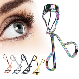 1 Piece Protable Colorful Eyelashes Curler Tweezer Curling Eye Lashes Clip Cosmetic Beauty Makeup Tool