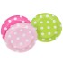 10pcs Polka Dots Paper Dishes Disposable Plates Fruit Cake Tray Party Supplies