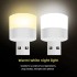 2x Mini Night Light Portable LED Lamp USB Plug Bulb Computer Mobile Car Auto Bedroom Book Lamp Eye Protection Reading Light gift
