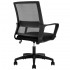 Office Swivel Chair Ergonomic Mid Back Mesh Computer Desk Adjustable Height Swivel with Armrest Lumbar Support for Adults Work